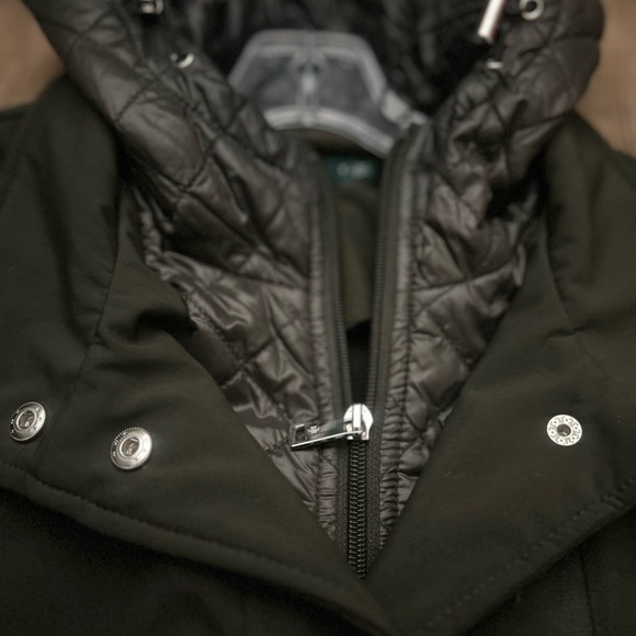 Lauren Ralph Lauren soft shell Sz. S coat with layers hooded appearance - Picture 9 of 14